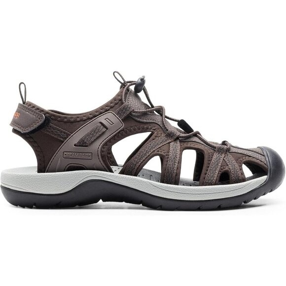 Casual Hiking Sandals Men\'s Brown Athletic Cushioned Closed Toe Fisherman Shoes main image 7